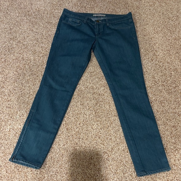J Brand Denim - J brand “The Deal” skinny jeans w/ zippers on bottoms 29 EUC